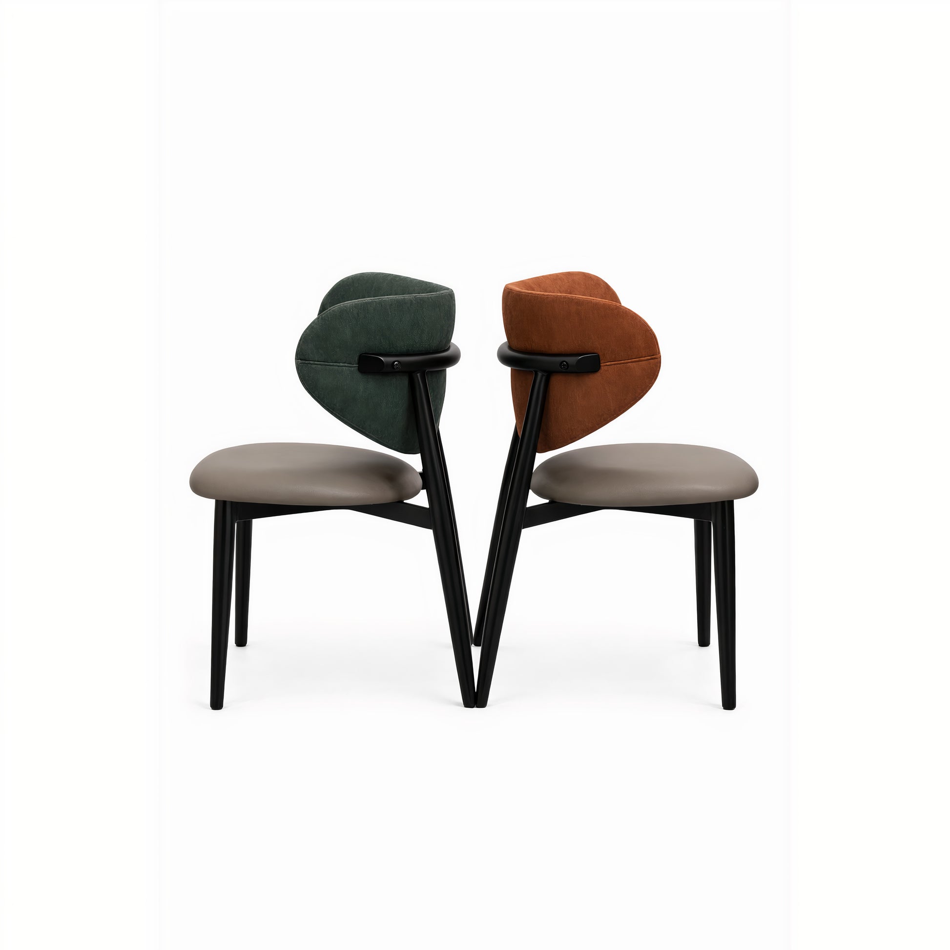 Scandinavian Minimalist Dual-Tone Chair
