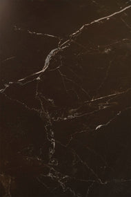 Black Sintered Stone Marble-like Table with Base