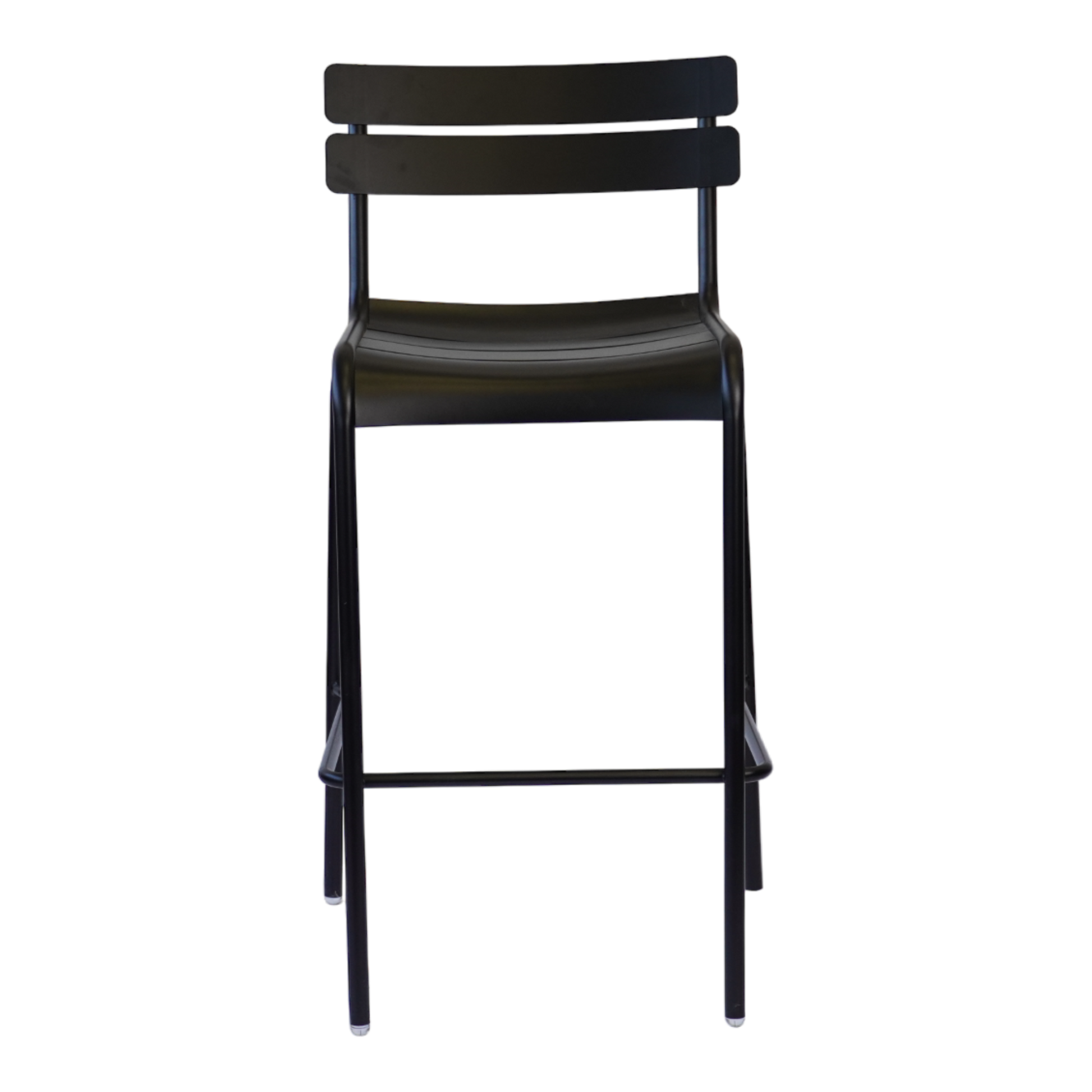 Black Metal Outdoor Bar Height Chair