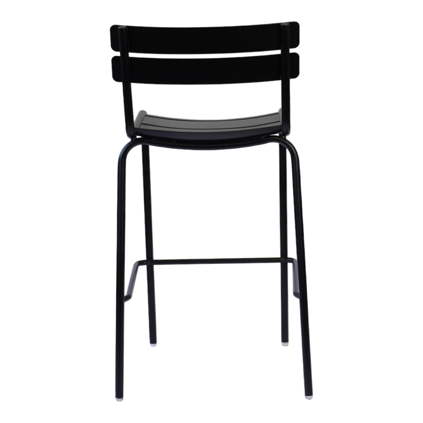 Black Metal Outdoor Bar Height Chair