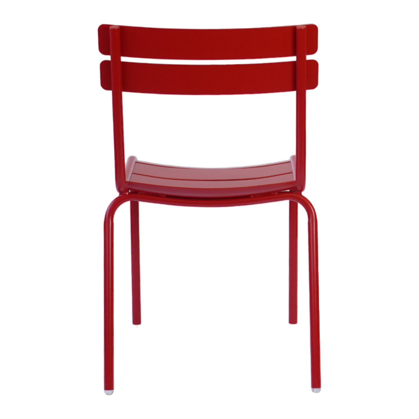 Red Metal Outdoor Dining Chair