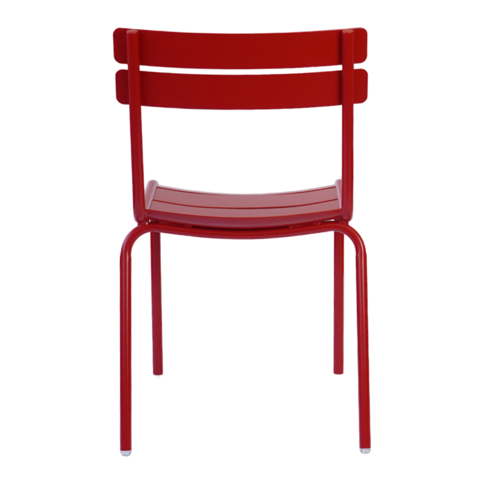 Red Metal Outdoor Dining Chair