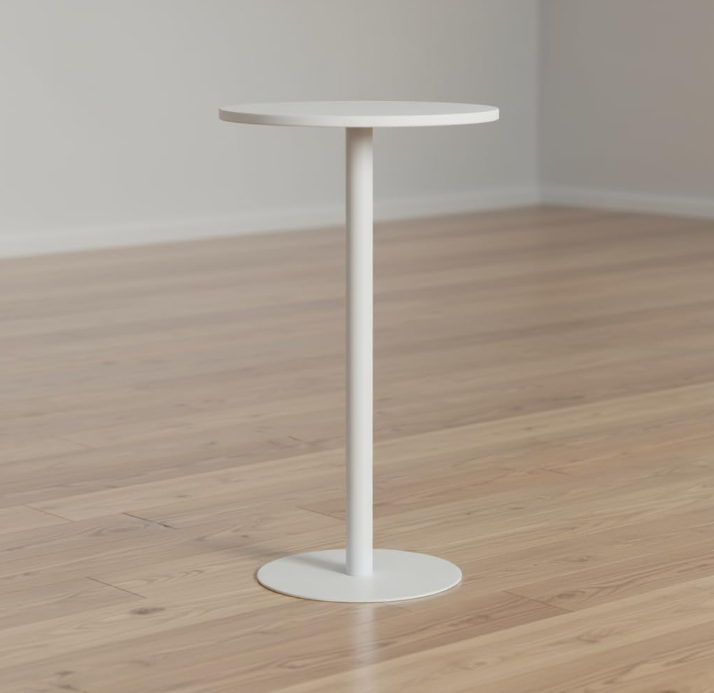 Modern Round Bistro Bar table Side table for Indoor and Outdoor Use (Diameter 23.5" height 41")