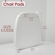 Fohfurniture 30PCs Soft White Chair Cushion for Chiavari Event Wedding Chairs