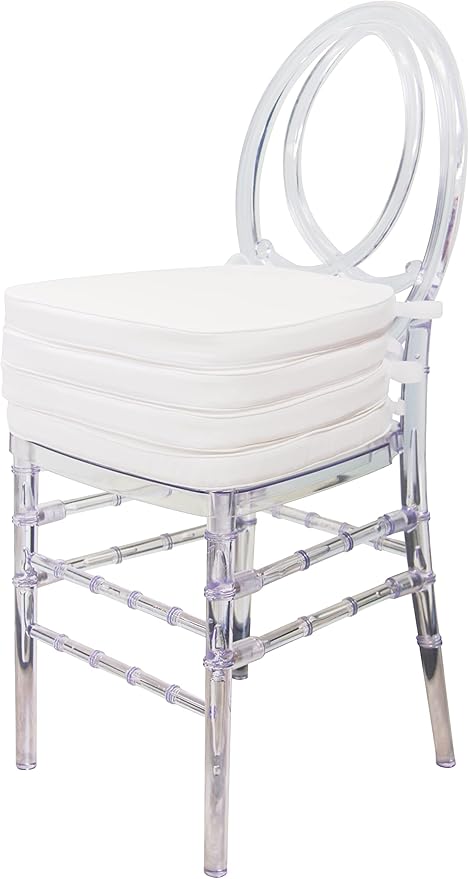 Fohfurniture 30PCs Soft White Chair Cushion for Chiavari Event Wedding Chairs