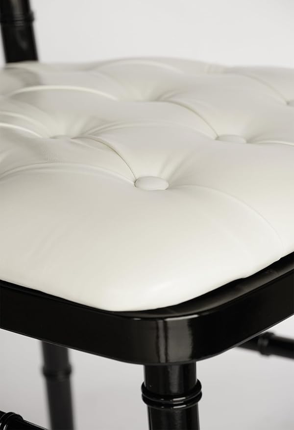 20PCs White Vinyl Chair Cushion for Chiavari Event Wedding Chairs (Vinyl (20 PCs))