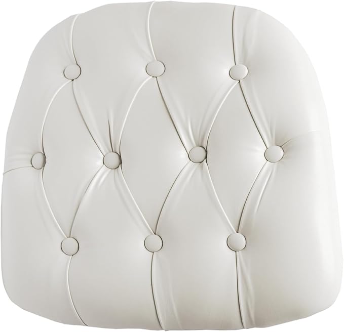 20PCs White Vinyl Chair Cushion for Chiavari Event Wedding Chairs (Vinyl (20 PCs))