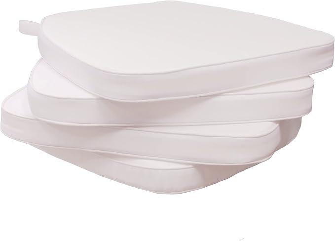 Fohfurniture 30PCs Soft White Chair Cushion for Chiavari Event Wedding Chairs