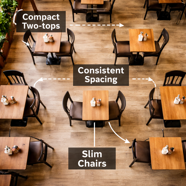 How to Fit More Tables Without Making Your Space Feel Crowded