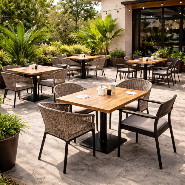 Why Outdoor Seating Furniture Needs Different Materials