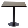 Dark Walnut Solid Wood Dining Table with Base