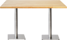 Switch Light Solid Wood Dining Table with Base 2 image