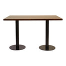 Switch Dark Walnut Solid Wood Dining Table with Base 2 image