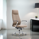 Switch Sleek Faux Leather Upholstered Office Chair with Chrome Finishes 3 image