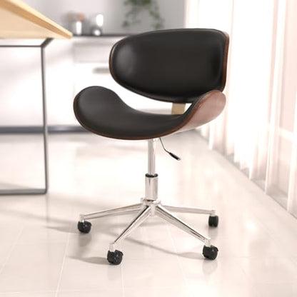 Danish Office Chair (Black and White Options) | Wing Style Ergonomic Desk Chair