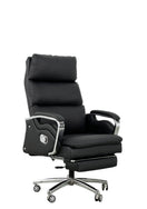 Switch Reclining Faux Leather Office Chair with Footrest &amp; Premium Comfort 1 image