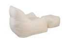 Switch Bouclé Beanbag Chair with Ottoman 3 image
