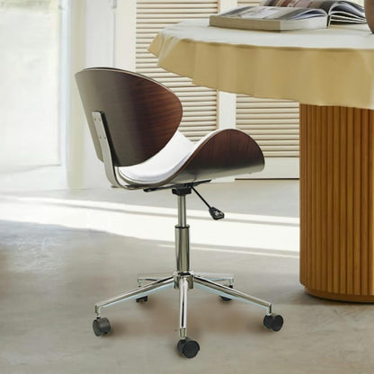 Danish Office Chair (Black and White Options) | Wing Style Ergonomic Desk Chair