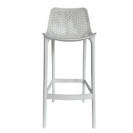 Commercial-Grade Outdoor Barstools – 2 Style Options, PP Plastic, Weather-Resistant