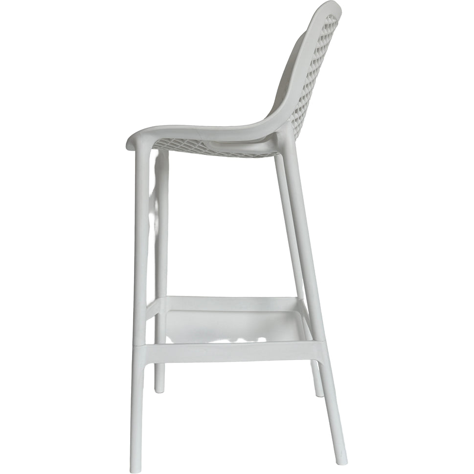 Commercial-Grade Outdoor Barstools – 2 Style Options, PP Plastic, Weather-Resistant