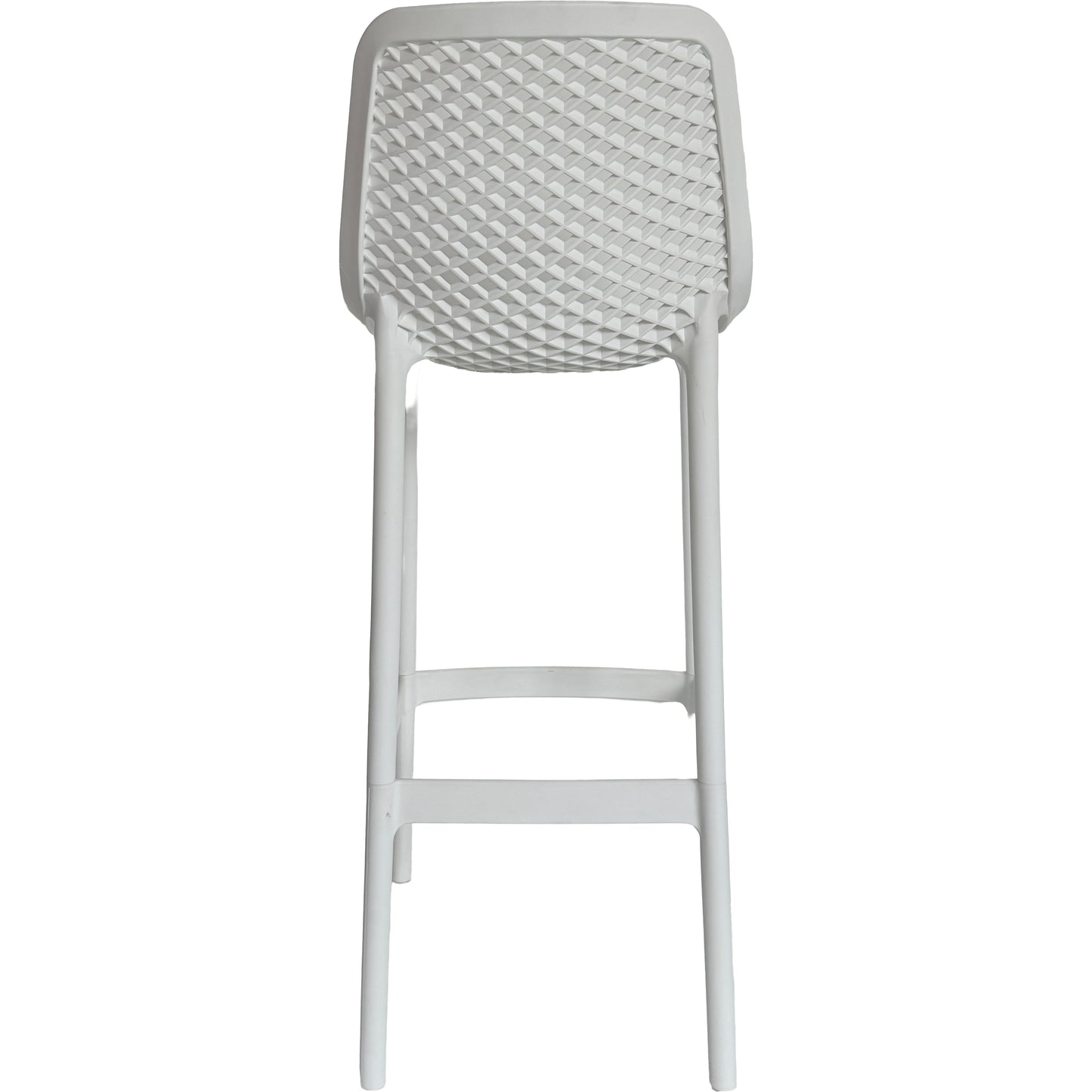 Commercial-Grade Outdoor Barstools – 2 Style Options, PP Plastic, Weather-Resistant