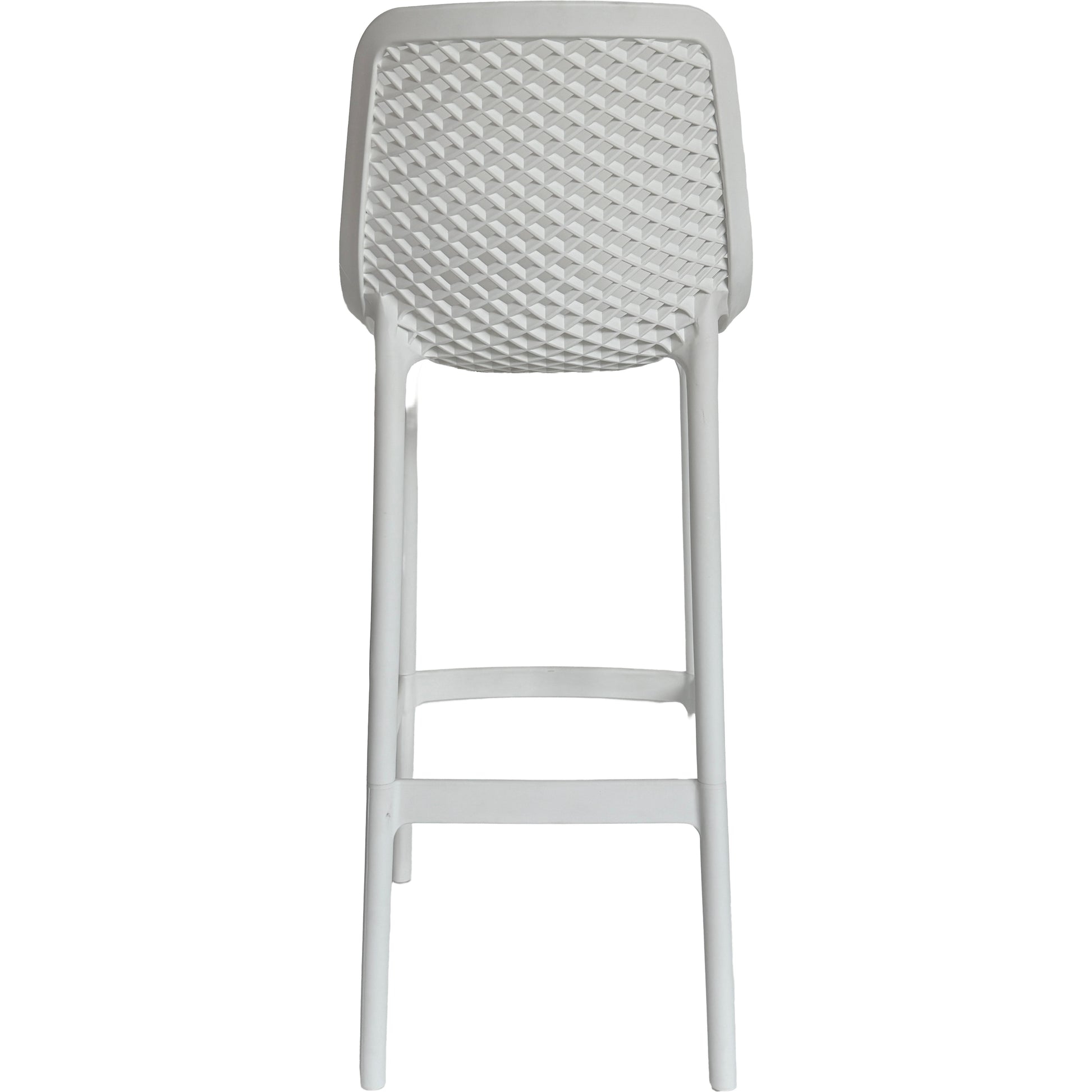Commercial-Grade Outdoor Barstools – 2 Style Options, PP Plastic, Weather-Resistant