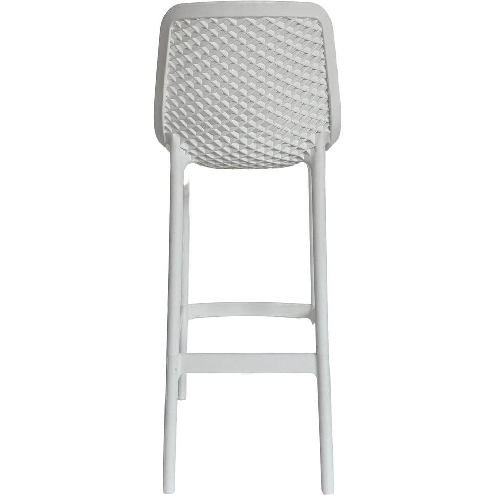 Commercial-Grade Outdoor Barstools – 2 Style Options, PP Plastic, Weather-Resistant