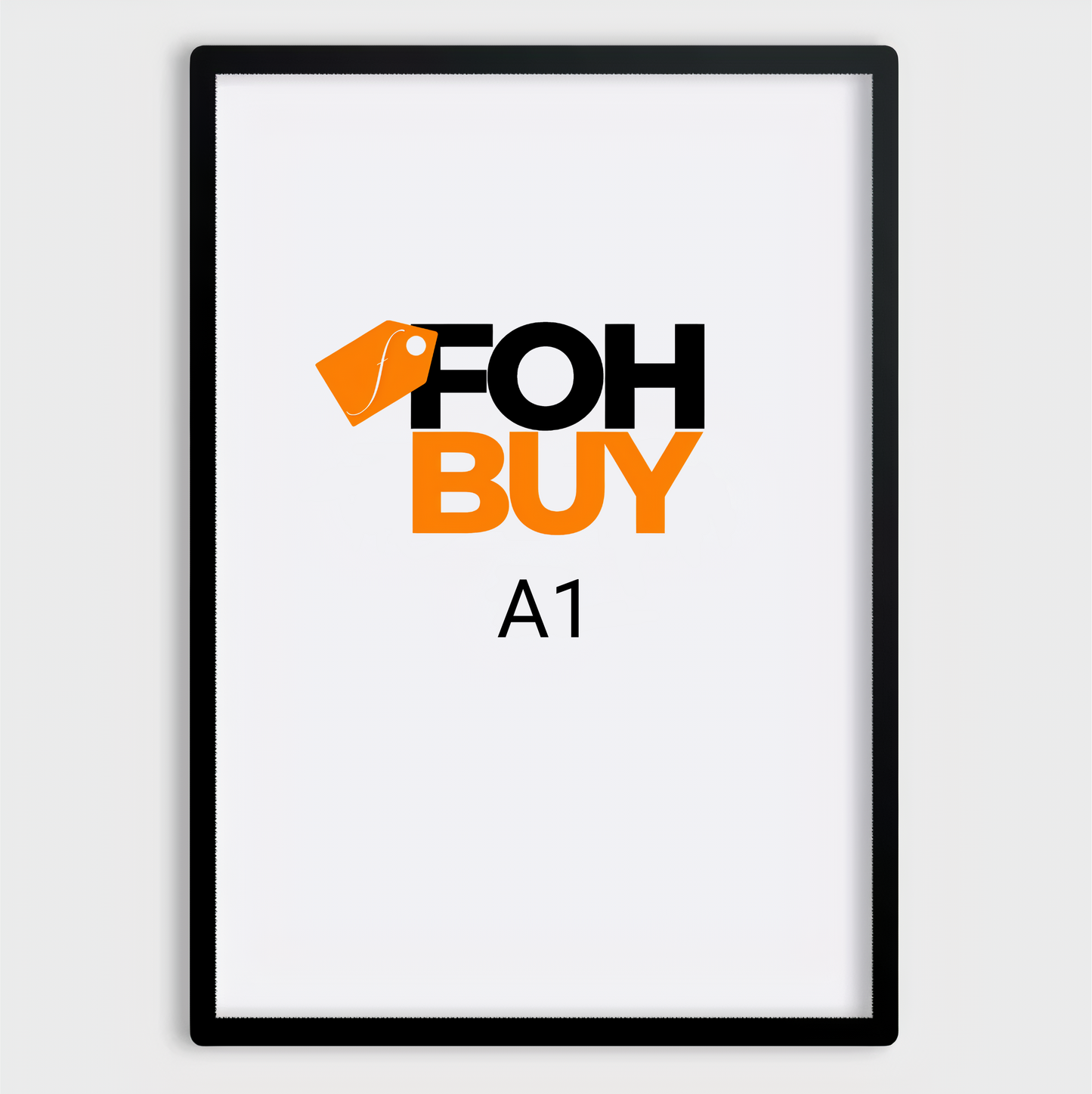 Advertising Light Box Wall-mounted (A1 - Black) LED Backlit Lightbox