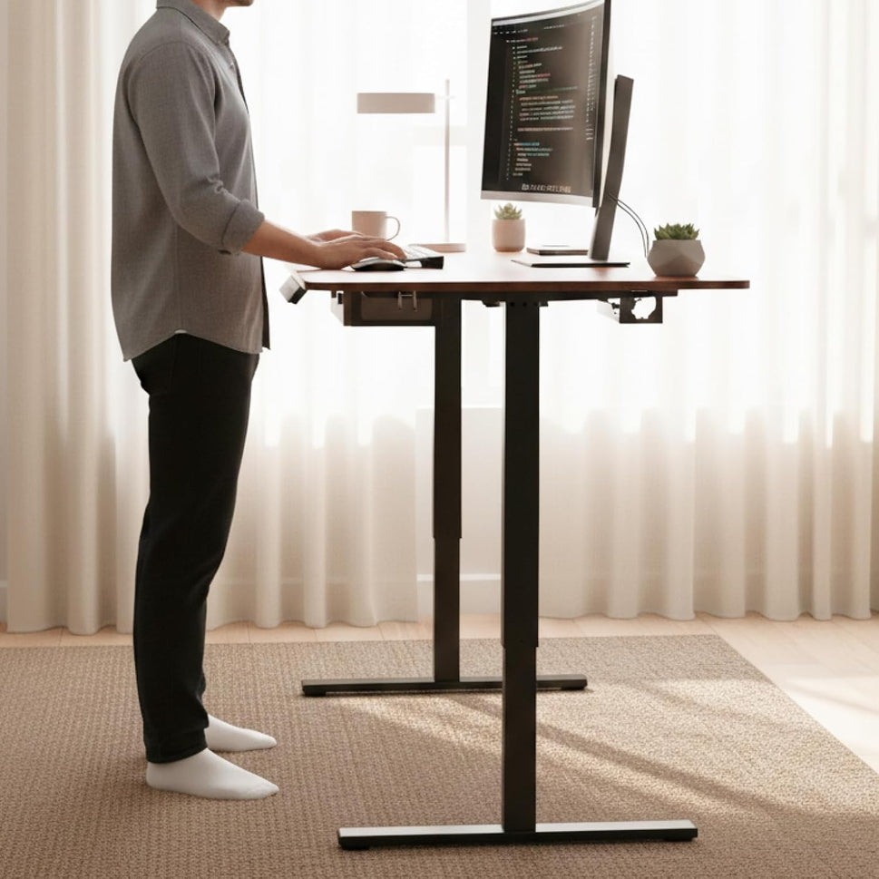 63 x 31.5 in Electric Height Adjustable Sit-Stand Desk
