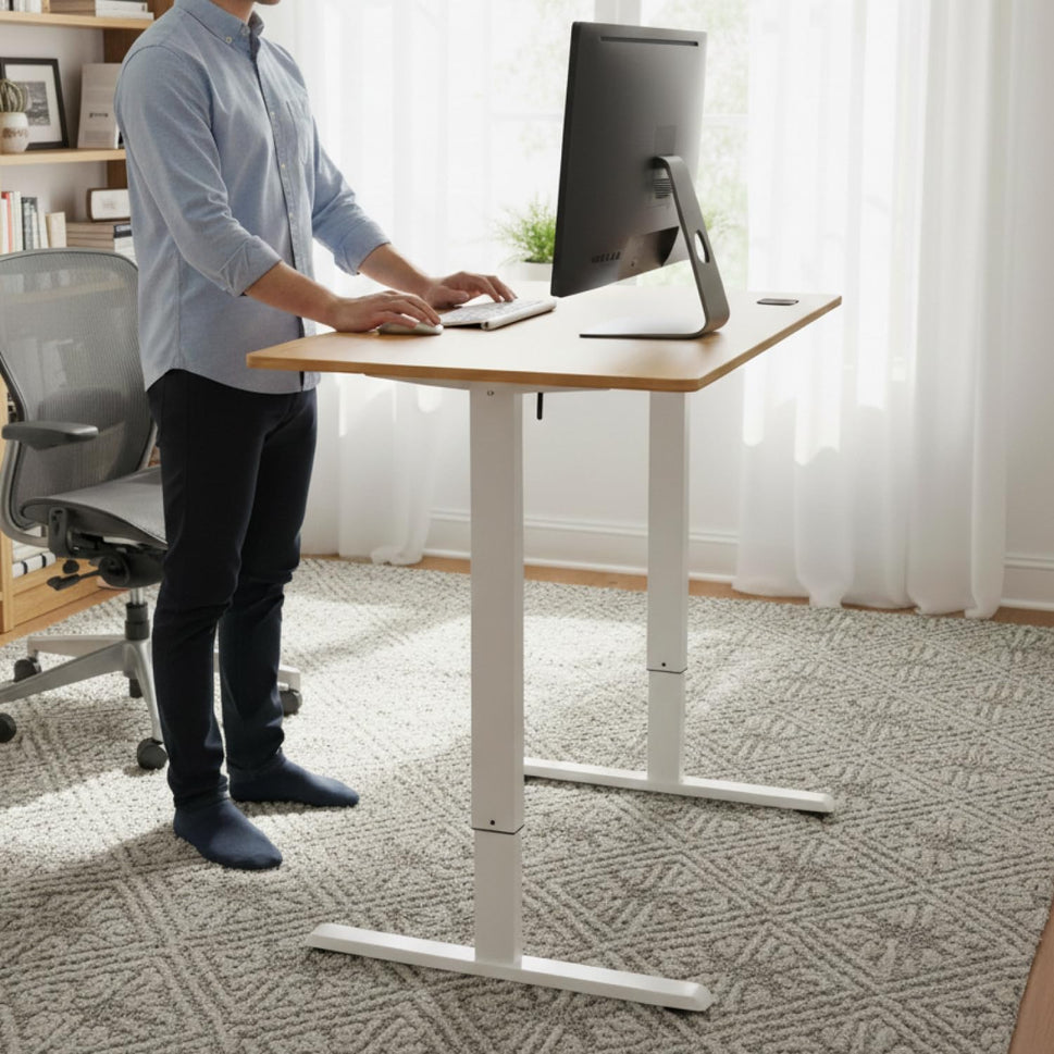 47.2 x 23.6 in Electric Height Adjustable Sit-Stand Desk