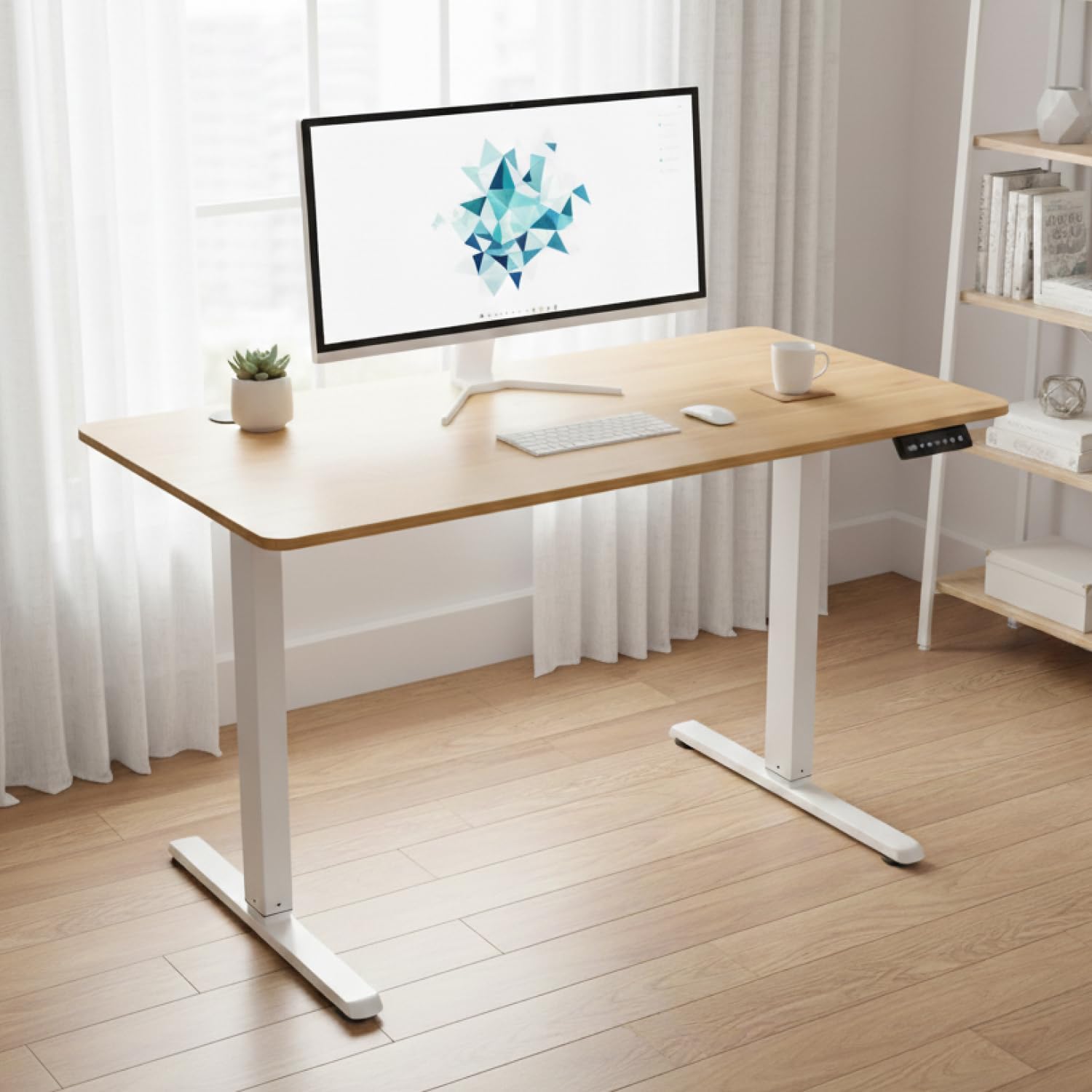 47.2 x 23.6 in Electric Height Adjustable Sit-Stand Desk