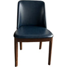 Switch Set of 2 Modern Dark Upholstered Dining Chair with Dark Wood Frame 4 image