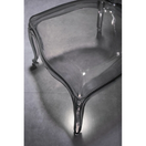 Switch Set of 4 Belle Style Clear Ghost Chairs, Modern Transparent Accent Side Chairs, Stackable Chairs for Events, Weddings, Banquets 4 image