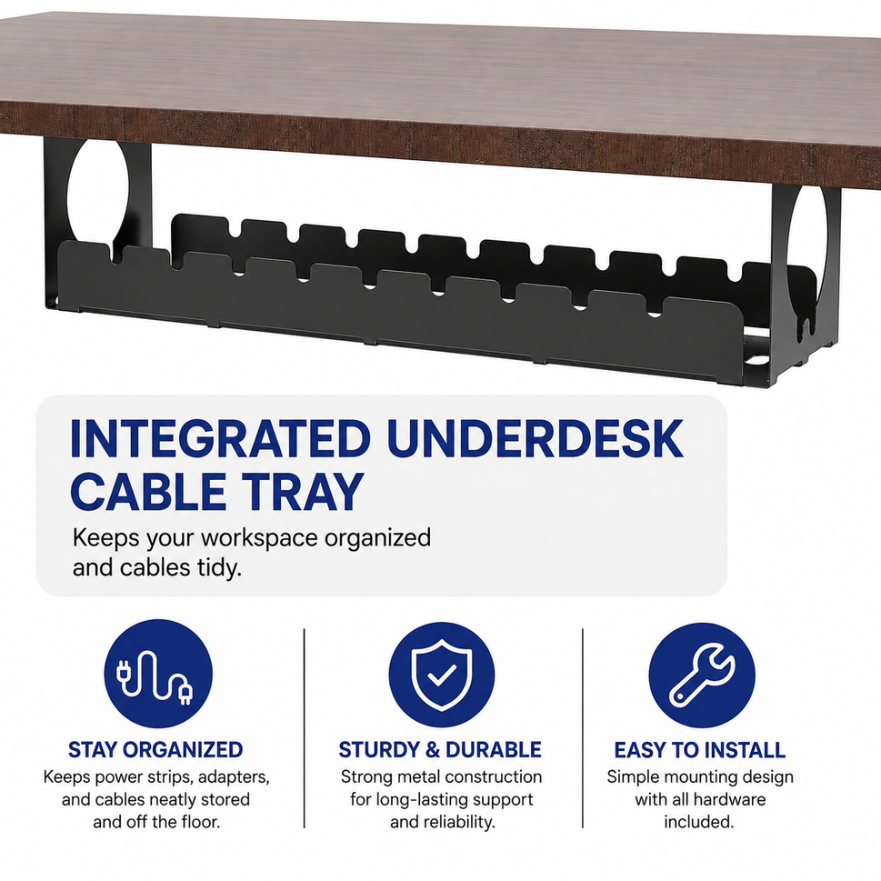 63 x 31.5 in Electric Height Adjustable Sit-Stand Desk