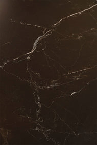 Black Sintered Stone Marble-like Table with Base