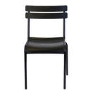 Switch Black Metal Outdoor Dining Chair 4 image