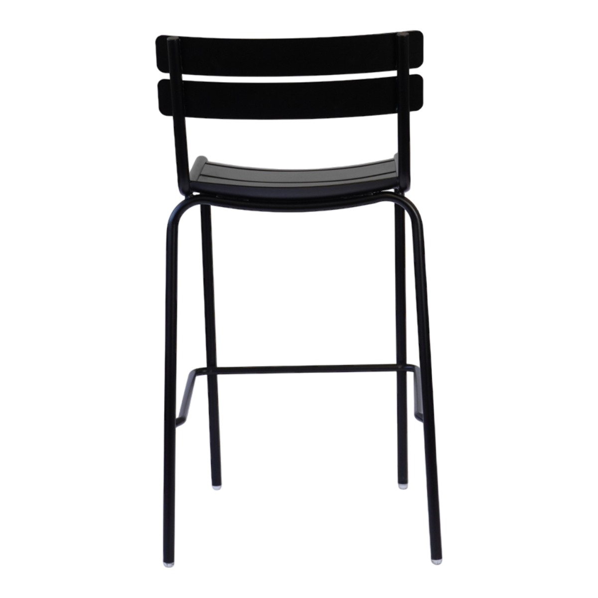 Black Metal Outdoor Bar Height Chair