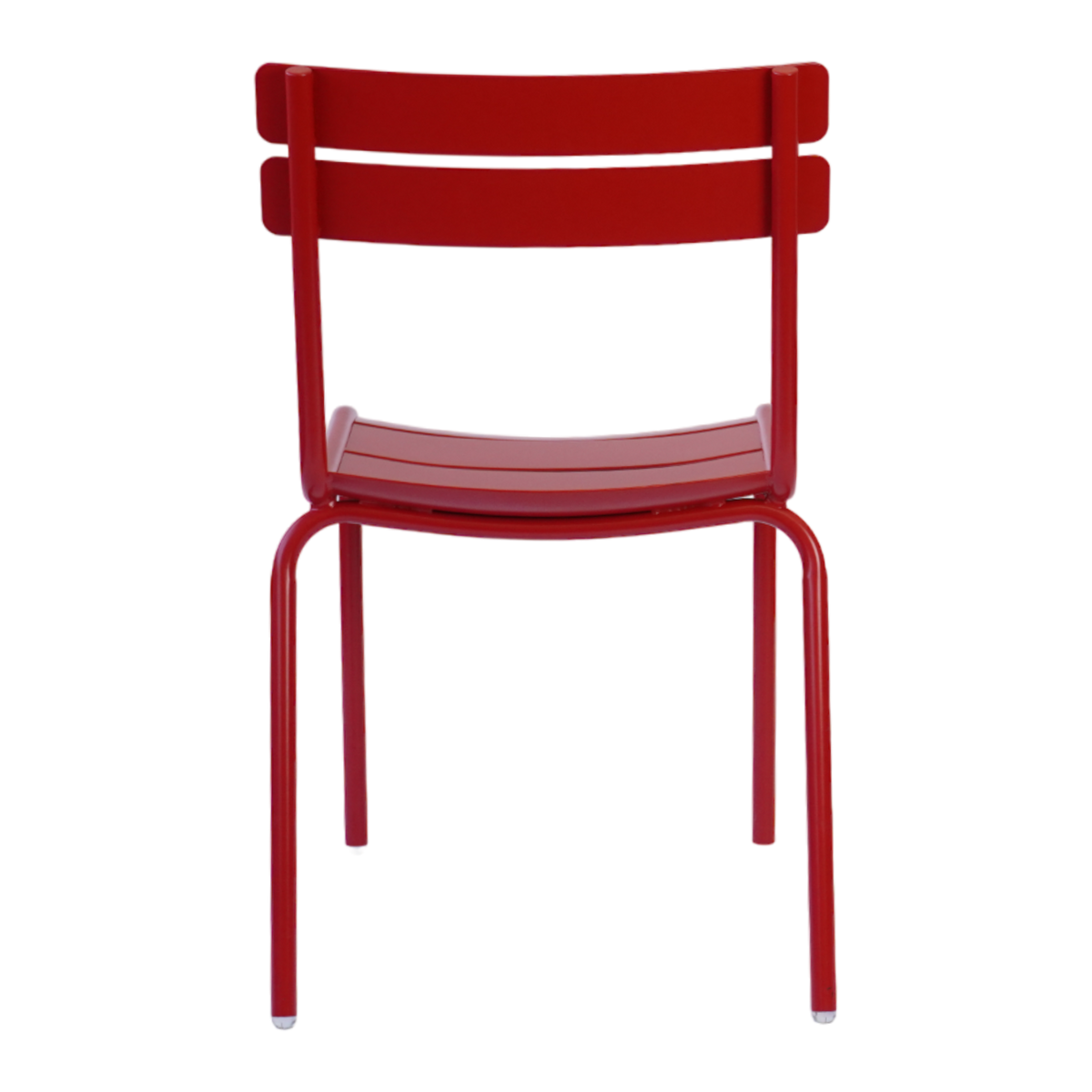 Red Metal Outdoor Dining Chair