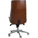 Switch Chesterfield Style Tufted Office Chair with Bentwood Back – Classic Leather Executive Desk Chair 4 image