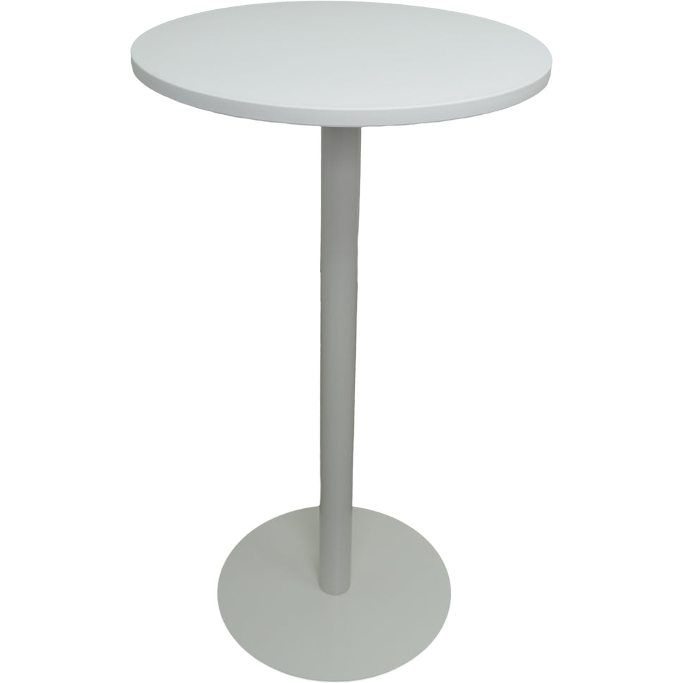 Modern White Round Bistro Table