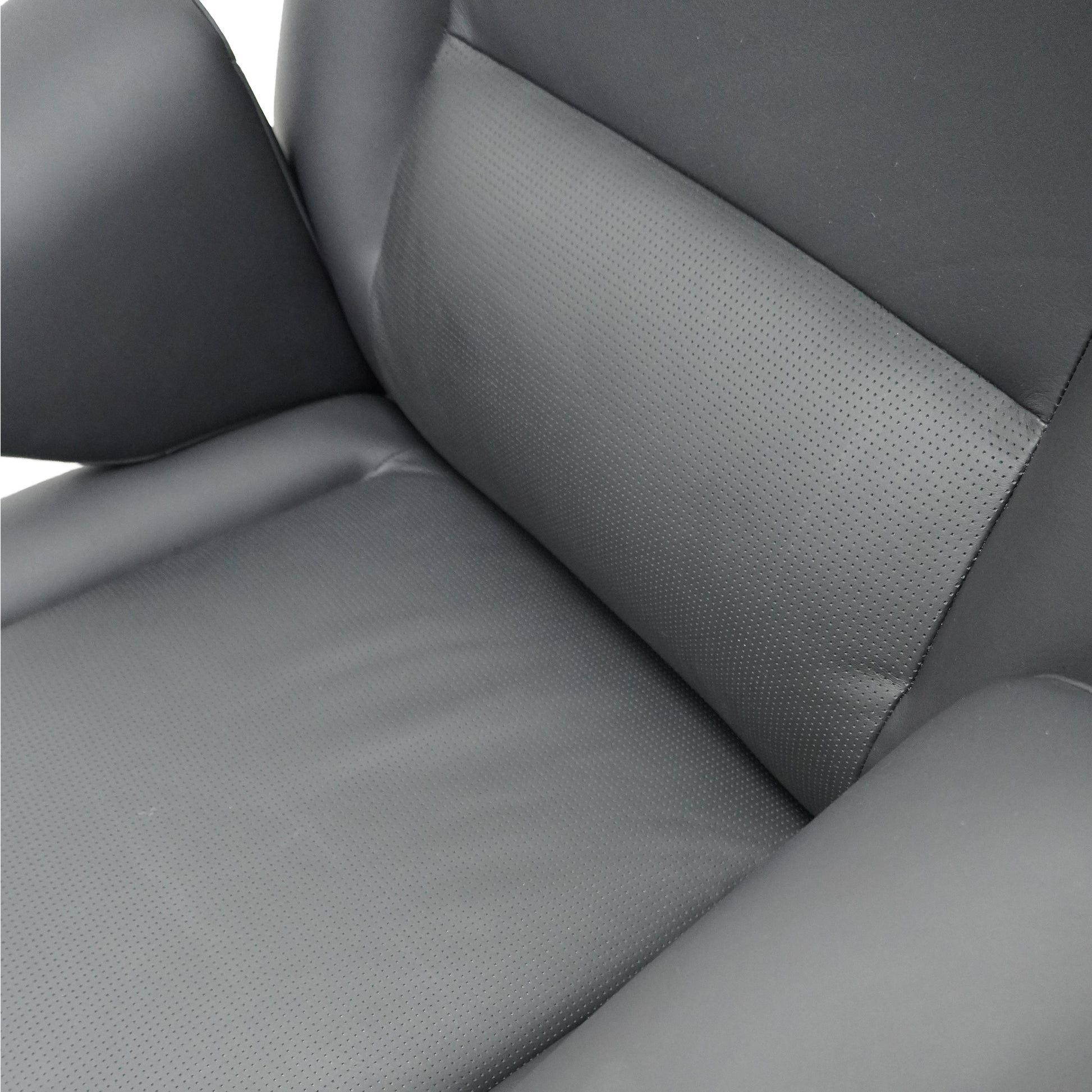 Luxury Executive Office Chair with Wood Accent Back & Ergonomic High-Back Design