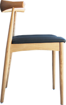 Switch Wooden Elbow Dining Chair with PU Upholstered Seat 2 image