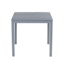 Switch All-Weather Outdoor Dining Table – Square or Rectangular, PP Plastic Slatted Top 4 image