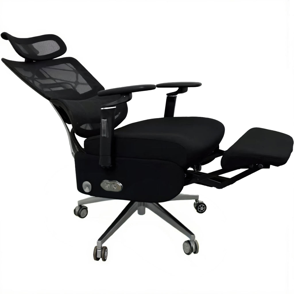Ergonomic Executive Massage Office Chair with Full Recline & USB Charging