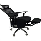 Ergonomic Executive Massage Office Chair with Full Recline & USB Charging