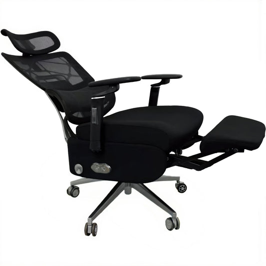 Ergonomic Executive Massage Office Chair with Full Recline & USB Charging