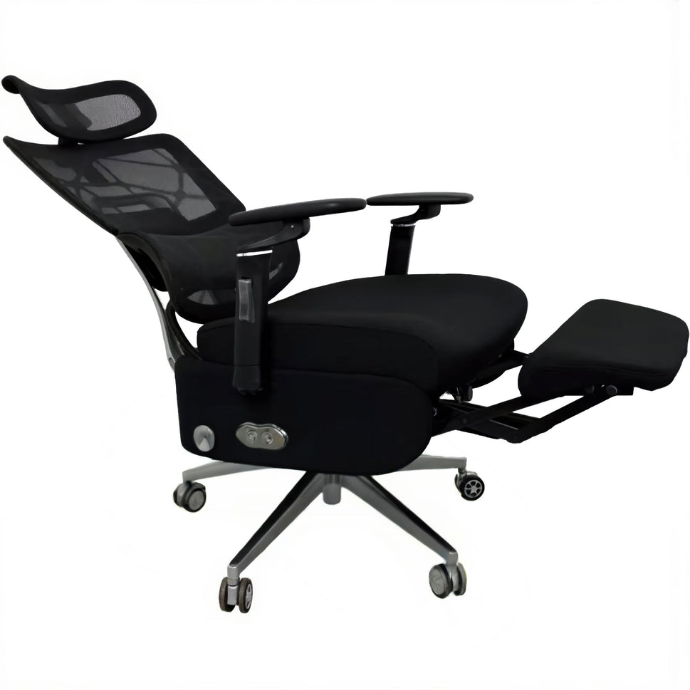 Ergonomic Executive Massage Office Chair with Full Recline & USB Charging