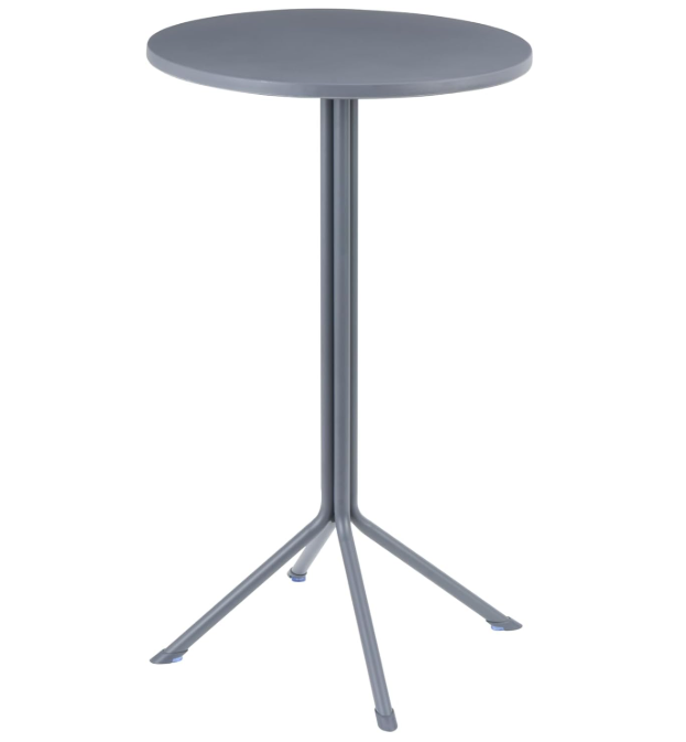 Modern Round Bistro Bar table Side table for Indoor and Outdoor Use (Diameter 23.5" height 41")