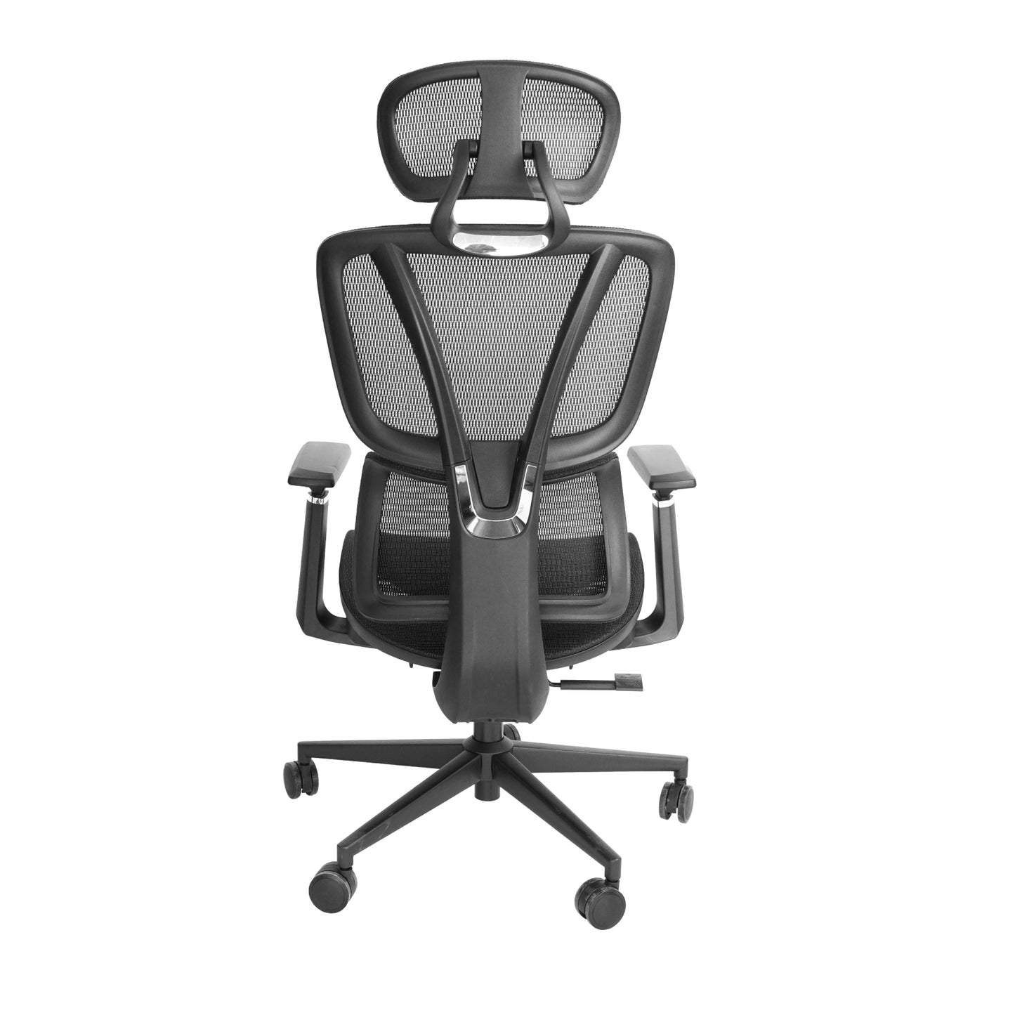 Premium Mesh Office Chair with Adjustable Lumbar Support- Black Chair Base