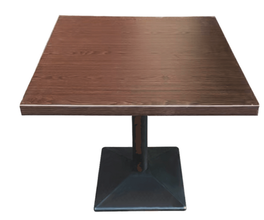 HPL Wood Dining Table with Base